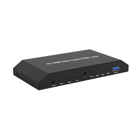 Nouvel Arrivage : Switcher Quad Multi-viewer HDMI 4x1 sans Couture avec Capture Vidéo USB 3.0