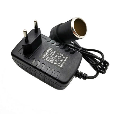 AC 100-240V to DC 12V/2A  Plug Charger Power Adapter Cigarette Lighter Socket Travel Wall  Converter for Car
