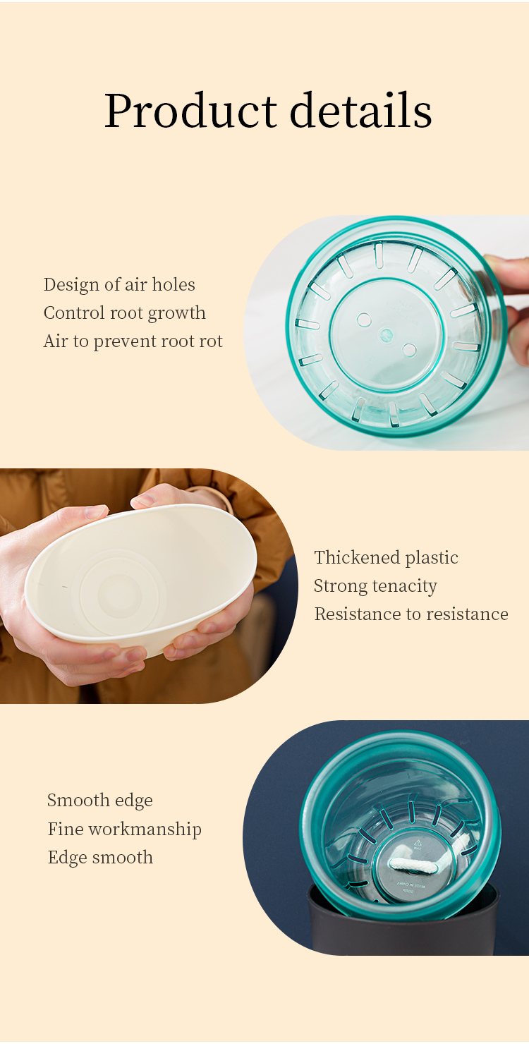 Material Sources Pot Ruipu San/pp Material Nordic Stype Plastic Flower Pot Plant White Self ...