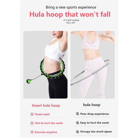 7/8Knots Home Workout Fitness H oop Adults Removable Exercise