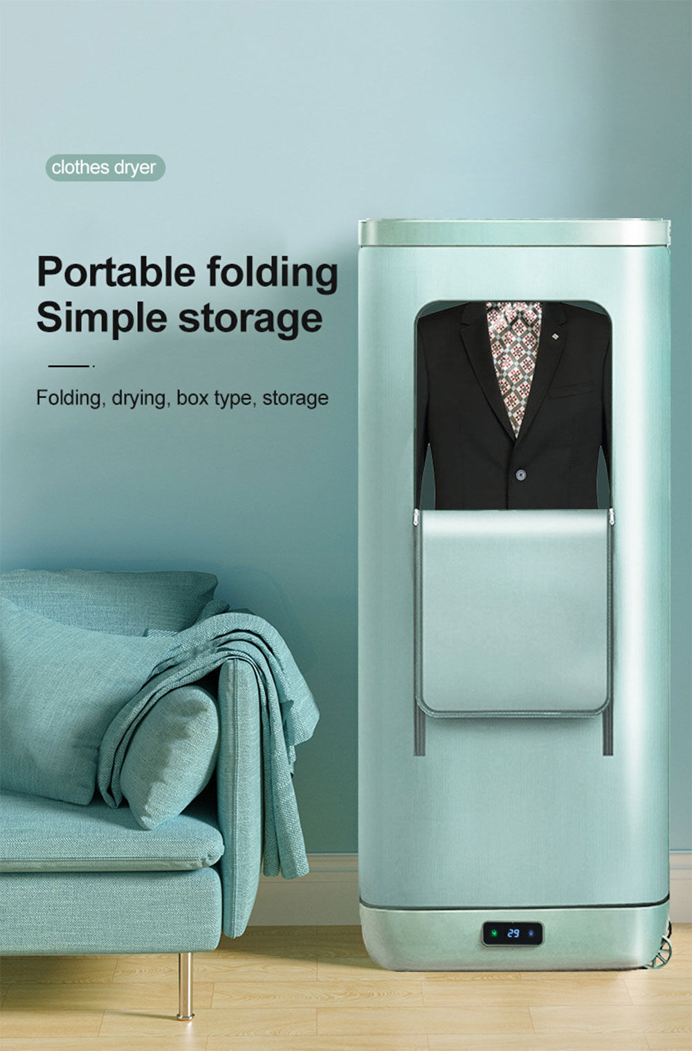 Clothes Dryer Secador Planchador De Ropa Secador De Ropa Plegable