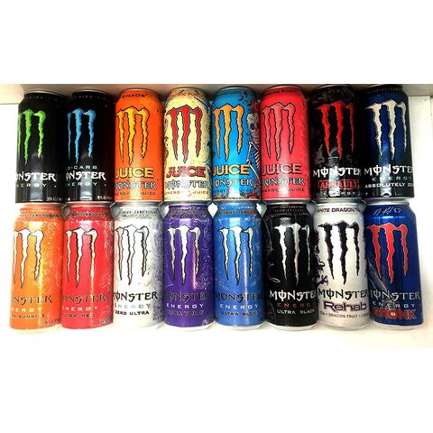Compre Comprar Bebida Energética Monstro/refrigerantes De Qualidade A  Granel Bebida Energética Azul Vermelho, Monster Energy Drink 500ml Atacado Monster  Energy e Bebida Energética Monstro de Canadá por grosso por 10 USD