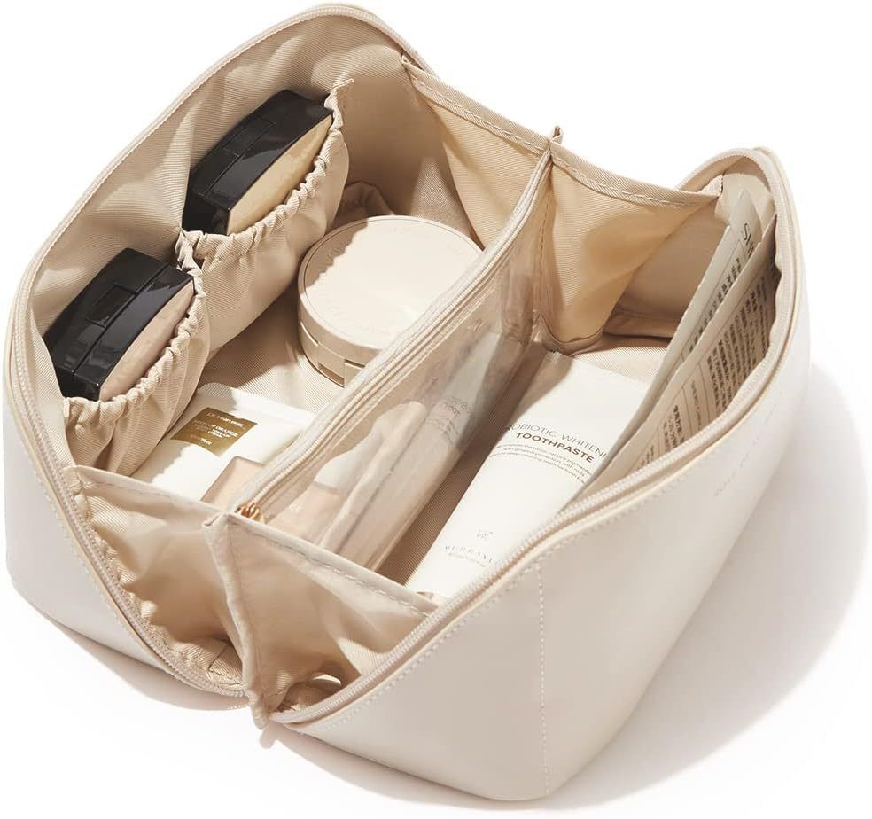 Recycled RPET Foldable Hanging Makeup Cosmetic Case Wash Bags