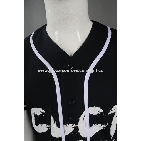 Camiseta oversize de béisbol con tela jersey y bordado de B