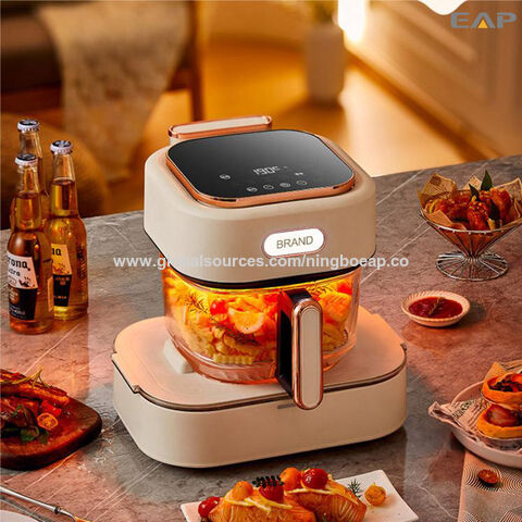 Buy Wholesale China High Back Multi-purpose 2-in-1 Glass Air Fryer With  Steamers & Air Fryer at USD 22.5