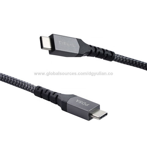 2m Premium Aluminium USB-C Fast-Charging Cable (USB 3.1 Gen2 - 10Gbps,  100W/5A, 4K/60Hz)