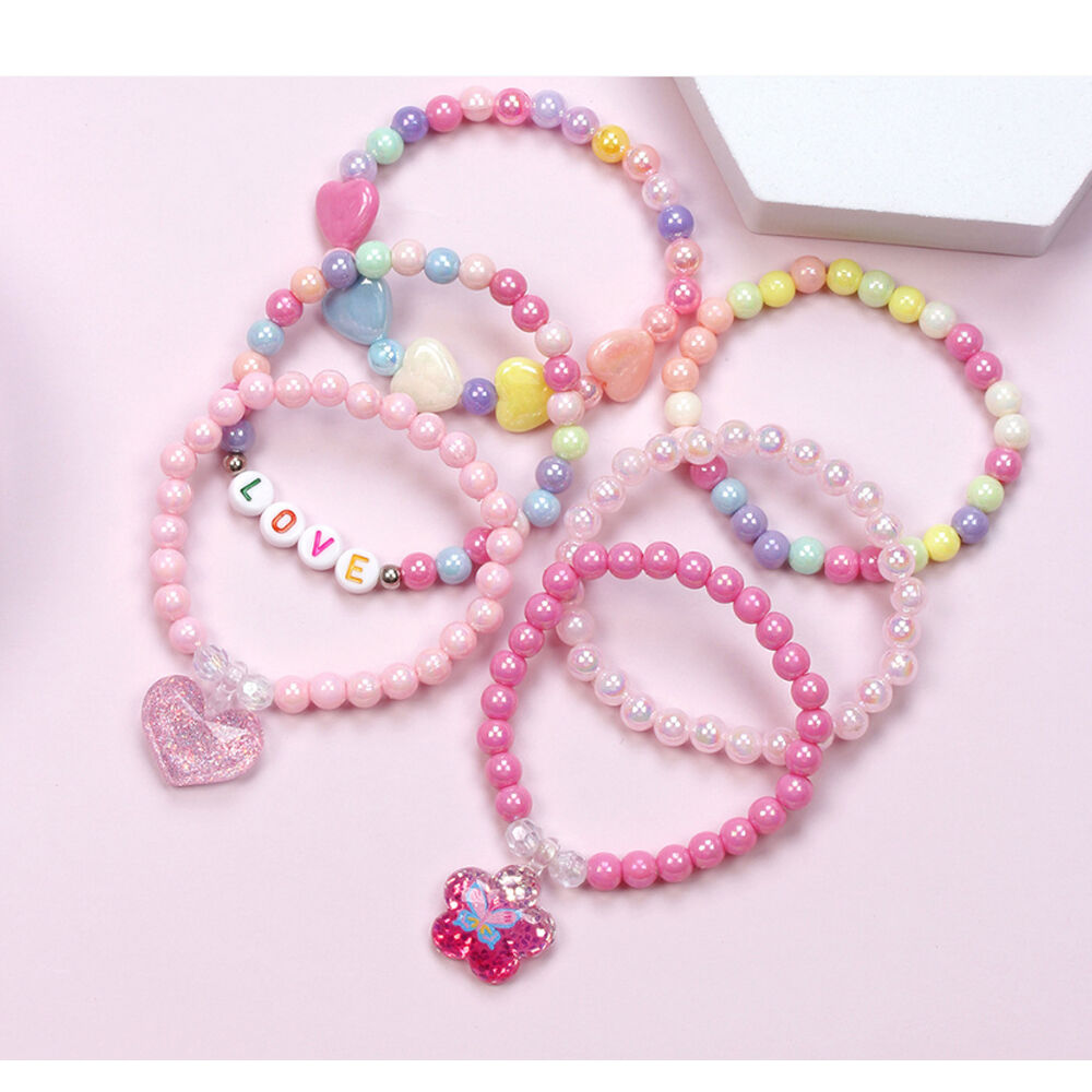Buy Wholesale China Pink Seep Beaded Bracelets For Kids, Little Girl