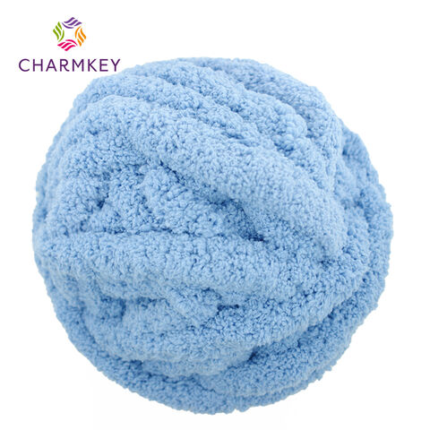 Buy Wholesale China Wholesale 2cm Hand Knitting Crochet Bulky Thick Giant  Fancy Wool 100% Polyester Velvet Jumbo Soft Chunky Chenille Yarn & Chenille  Chunky Yarn at USD 1.59