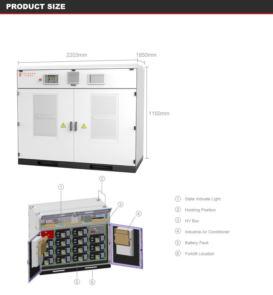 Buy Wholesale China Chisage Ess All In One Cabinet 100kw 200kwh Ip54 ...