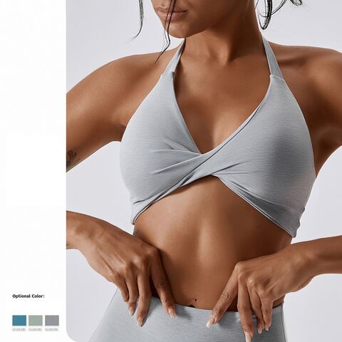 Hot Sale Back Open Design Yoga Fitness Solid Color U Neck Women Clothing  Sports Bra - China Sports Women Clothing and Customized Jogging Suit price