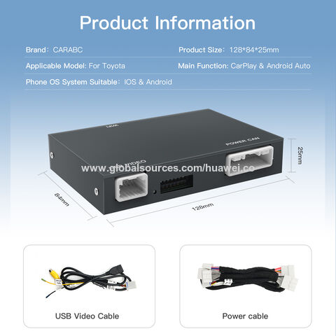 Buy Wholesale China Carabc Wireless Carplay Module Box Wireless Carplay  Adapter Wireless Android Auto For Toyota With Touch2 & Entune2.0 2014-2019  & Carplay Stereo Interface Apple Carplay For Toyota at USD 100
