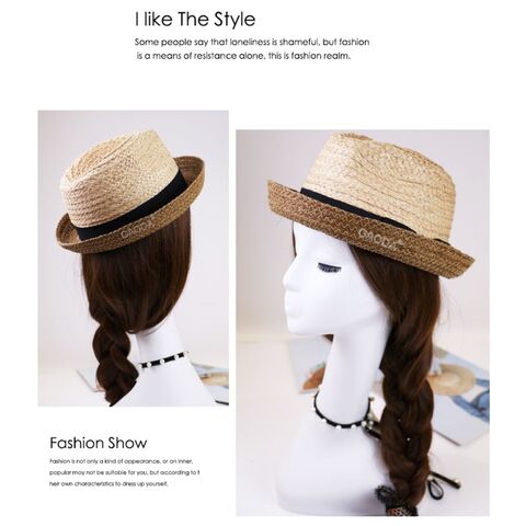 White Fedora Hat. Stylish New Look, Unisex