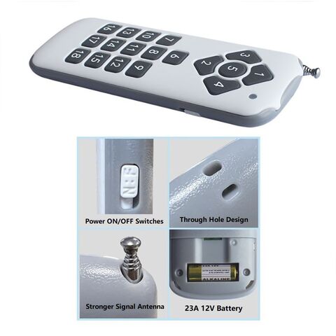 RF 433MHz Lamp Fan Remote Switch with Dimmer Function - China Remote Control,  Universal