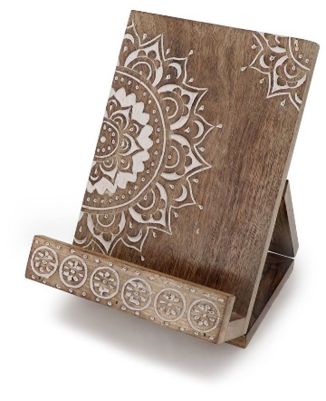 Buy India Wholesale Wooden Engraved Book Stand & Book Stand, Wooden