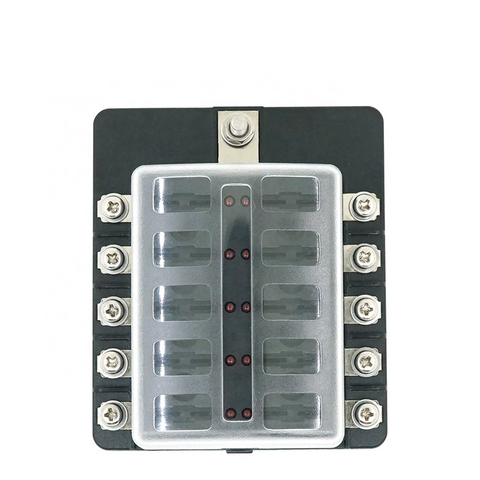 Caja Fusibles ATO con Indicador LED (12 Salidas)
