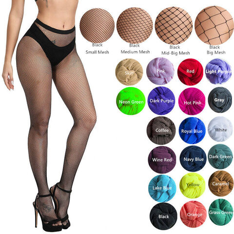 VERO MONTE 4 Styles Patterned Fishnets Tights 4 Pairs Small Hole Black  Stockings at  Women's Clothing store
