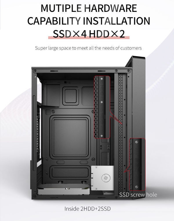 Buy Wholesale China Soeyi Customized Logo Computer Case & Tower Mid ...