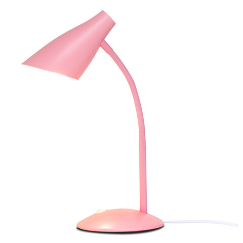 Lámpara de mesa de fábrica a precio de oferta, manguera de silicona OEM barata, aprendizaje rosa azul