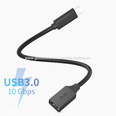 Câble OTG USB 3.0 Femelle Vers Type C Mâle 0.5M