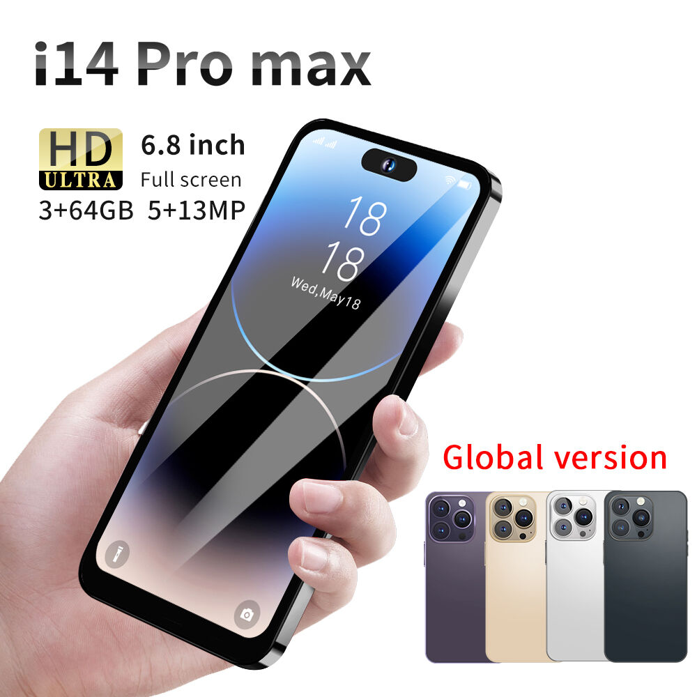 Hot Sale I14 pro max smartphone 7.3 inch 13 megapixel Android 10.0 16GB+1TB