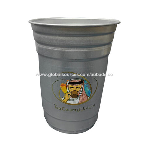 Buy Wholesale China 12oz 16oz Custom Recycled Aluminium Cup For Disposable  Recyclable Aluminum Cups & Aluminium Cup at USD 0.49