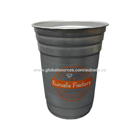 Buy Wholesale China 12oz 16oz Custom Recycled Aluminium Cup For