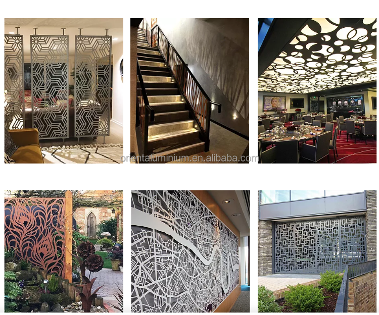 Modern Design Decorative Laser Cutting Railing Panel For Sale Laser Cut ...