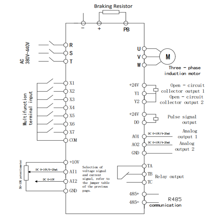15kw 380v Three Phase Vfd Inverter Frequency Converters Variable ...