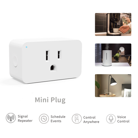 ZigBee Smart F Type Plug Socket EU Plug 16A Power Monitor Works With Alexa  Google Home Mini Smart Home Automatiton, Energy Monitor Plug