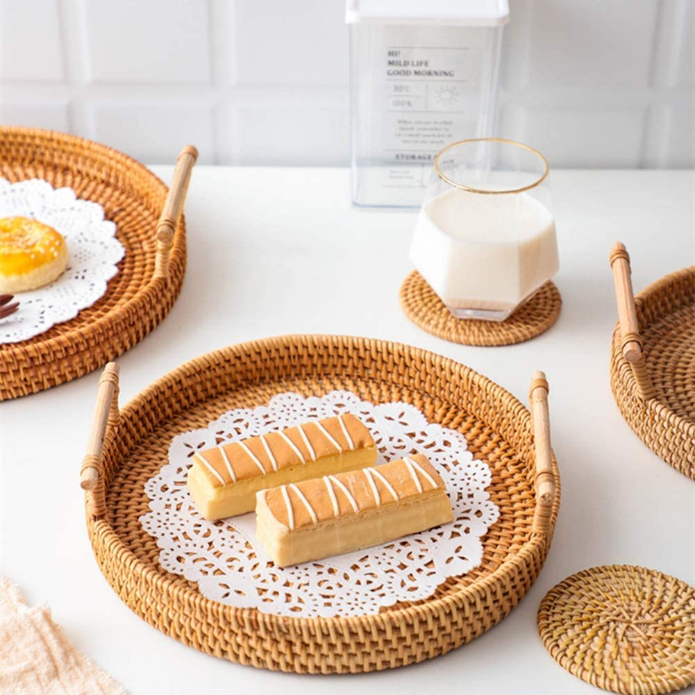 Plastic Rattan Wicker Easter Bread storage Basket Serving Tray - China  Rattan Storage Baskets and Serving Restaurant Baskets Tray price