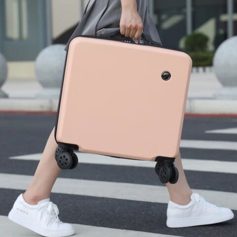 Maleta Trolley Rígida de Metal para Viajes, Diseño Moderno y Elegante - Equipaje de Mano Rígido Pequeño para Mujer