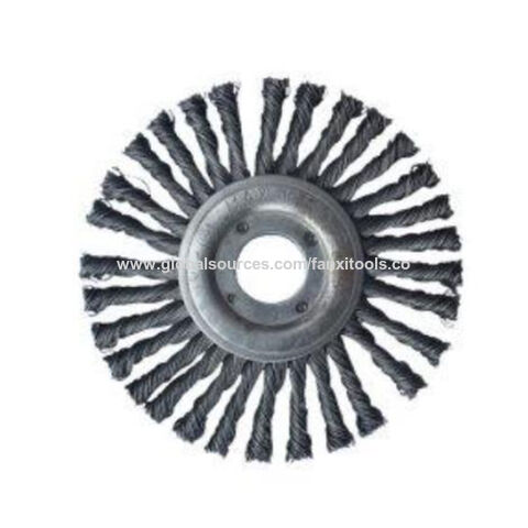 Cepillo de alambre de acero pequeño para limpieza de máquinas - Ideal para mantenimiento industrial