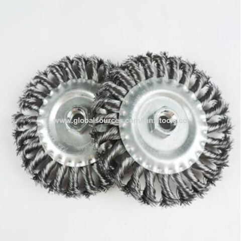 Cepillo de alambre de acero pequeño para limpieza de máquinas - Ideal para mantenimiento industrial