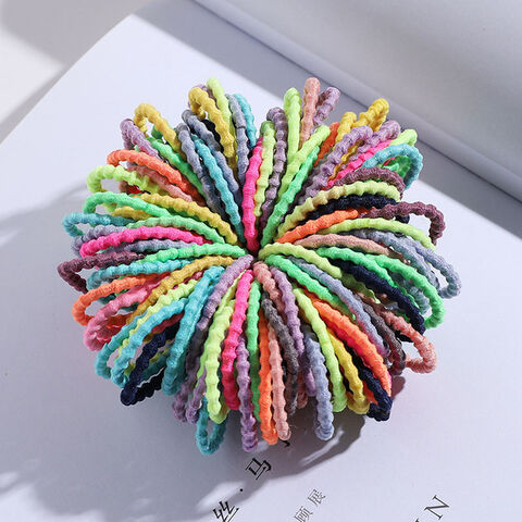 500pcs Elastic Hair Ties Mini Rubber Bands Soft Ponytail Holders Hair Rings  For Kids Baby Girls