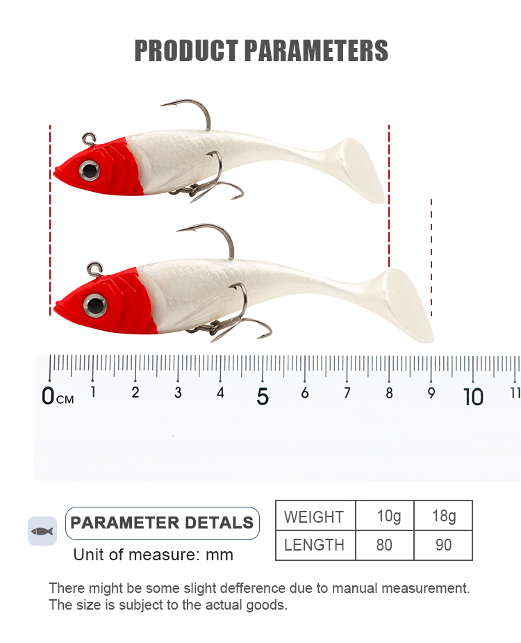 9cm 18g Lead Fishing Lure 2204gl42 Jig Head Tackle Pesca Plastic T Tail Fishing  Lure Soft Vibe Fish Bait Soft Lure $0.45 - Wholesale China Soft Plastic  Saltwater Artificial Fish Lure Soft