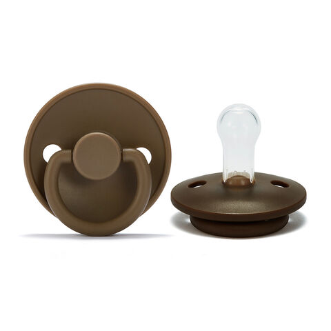 Dot Bayi Silikon Anti Gigit, Dot Bundar untuk Bayi Baru Lahir dan Balita, Mainan Gigitan untuk Hadiah