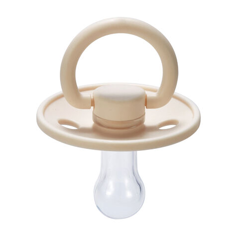 Dot Bayi Silikon Anti Gigit, Dot Bundar untuk Bayi Baru Lahir dan Balita, Mainan Gigitan untuk Hadiah