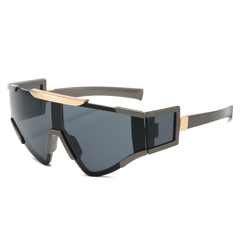Square One-piece Lens Mountain Bike Sunglasses for Men and Women with UV400  Protection