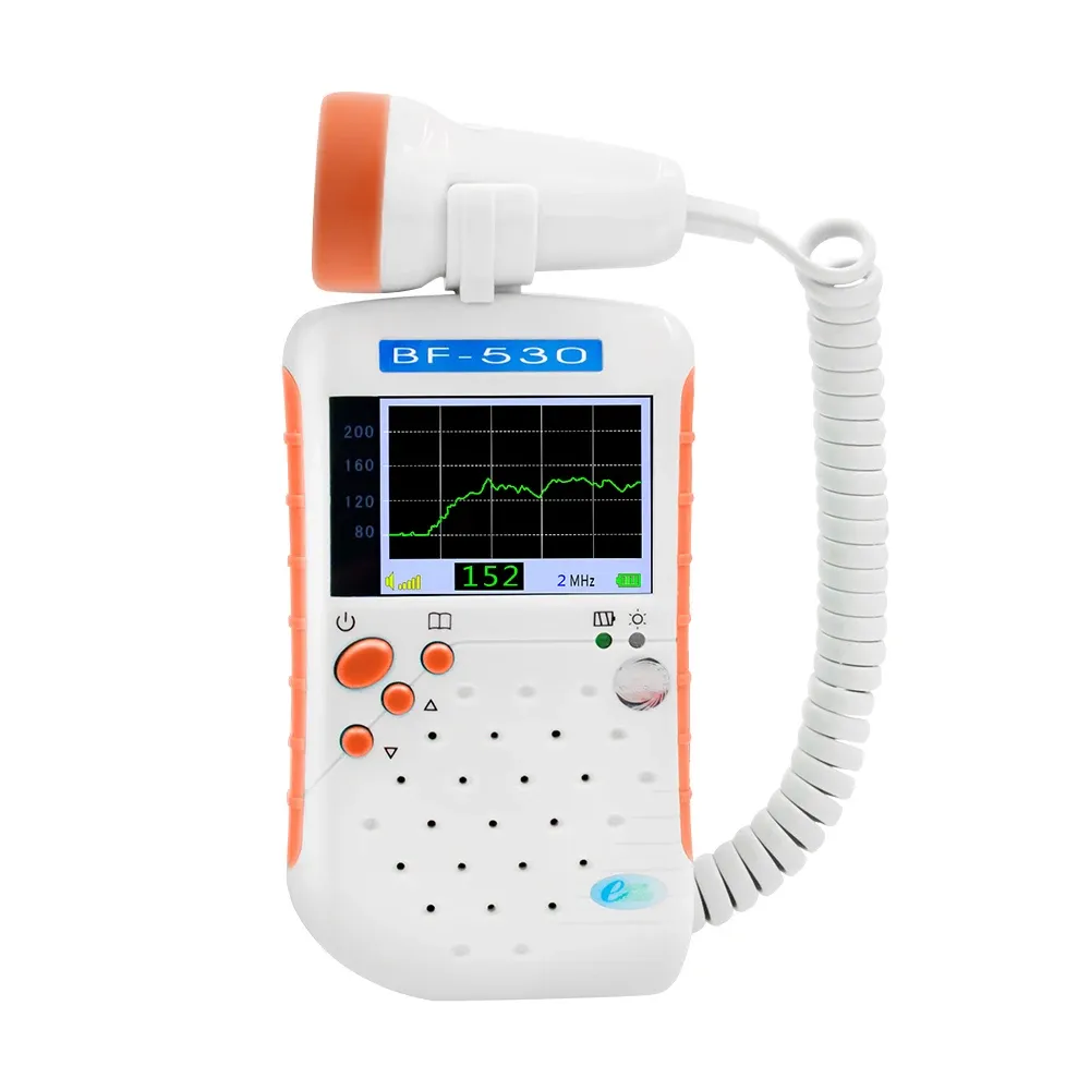 Compre Medidor de Frecuencia Cardíaca Fetal de Mujeres Embarazadas Doppler  Baby Heart Monitor Dispositivo - Blanco en China
