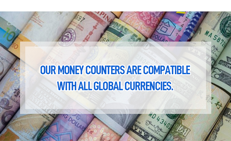 Union 0710 Bill Counters Cash Counting Machine Multi Currencies Mixed ...
