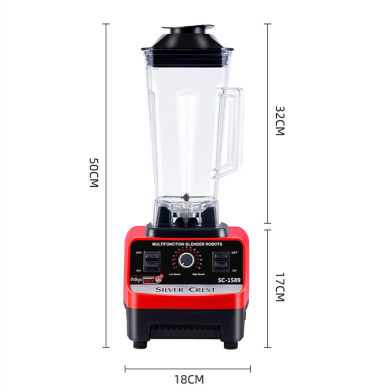Blender Machine Function 4500w 2l Industrial Commercial Heavy Duty Silver Crest Blender Mixer ...