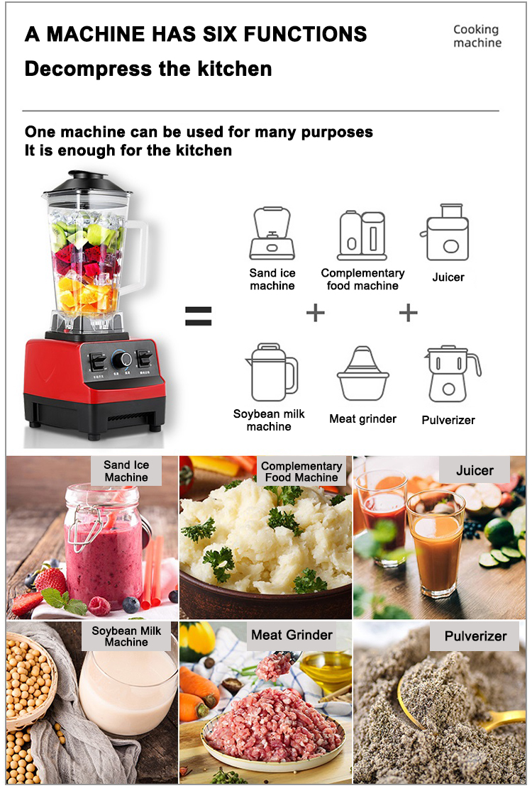 Buy Wholesale China Heavy Duty Commercial Electric Mixer Grinder Silver  Crest Food Processor Fresh Fruit Juice Smoothie Machine Blenders And  Juicers & Home Kitchen Smart Appliances Stock Large at USD 8.5