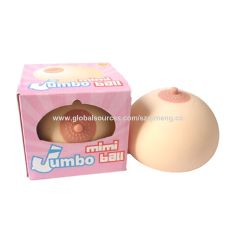 Mind Games Stress Squeeze Silicone Boobs Stress Chest Toy Stress