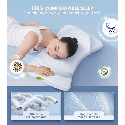 Buy Wholesale China Memory Foam Pillows With Armrest Area, Bed Pillow For  Back Stomach Sleeping & Pillow at USD 0.99