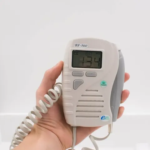 Acheter Doppler fœtal portatif de 3.0MHz pour le moniteur cardiaque de bébé  de réduction de bruit à la maison pour la grossesse tenue dans la main