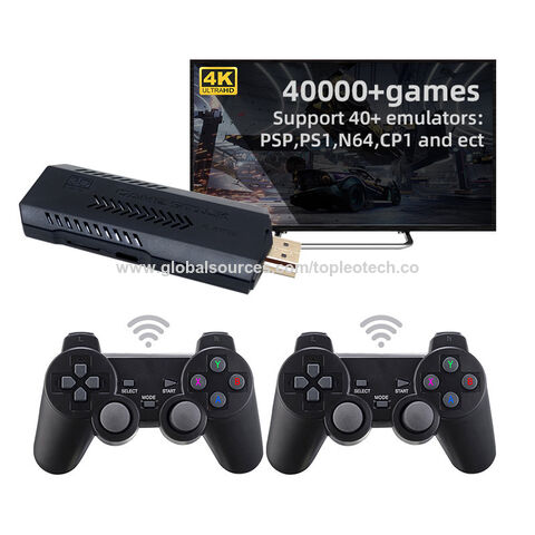 Retro Console 4K 20000 Games HD output Video Games Consola Juegos Game  Stick X2 Wireless Gamepad