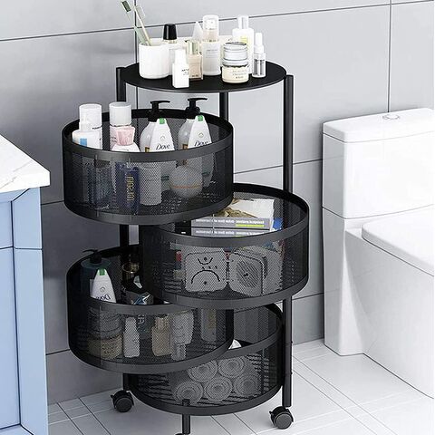 Simple Houseware Stackable 3 Tier Organizer Chrome Wire Shelving - China  Household Basket and Metal Basket price
