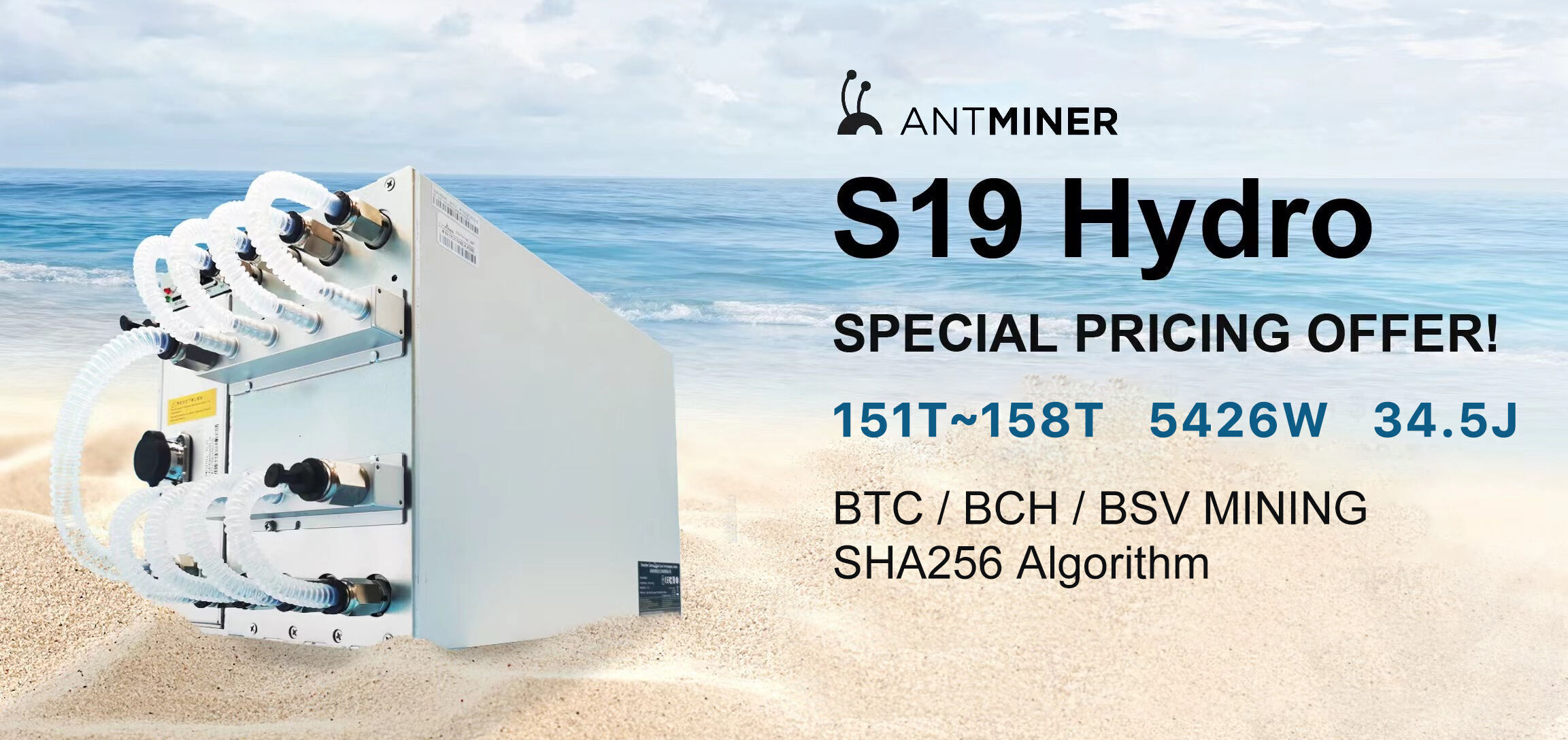 Profitable Bitcoin Miner Antminer S19 Hydro 151.5t 145t 154t 158t 5451w  Sha256 Hydro-cooling Server, Hydro-cooling Machine, S19 Hydro 158t 5451w,  Profitable Miner S19 Hydro - Buy China Wholesale S19 Hydro $999 |