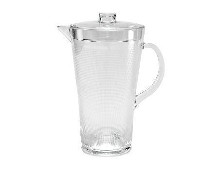 hotsale clear plastic pitcher 2l round