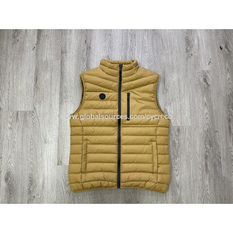 Men's Spring & Autumn & Winter Hooded Padded Puffer Vest Waistcoat  Detachable Cap Sleeveless Padded Jacket | Fruugo QA